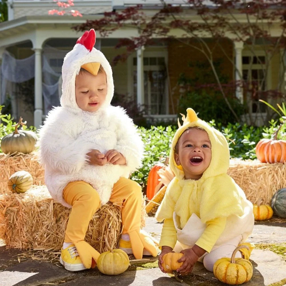 Baby Chicken Costume Halloween Fall Baby Infant Size 0-6 Months